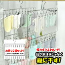ピンチハンガー ステンレス 20ピンチ 2個セット! 室内干し 縦型2列 室内物干し ピンチ 靴下干し 下着干し タオル干し 物干し 洗濯用品 ステンレスピンチ...