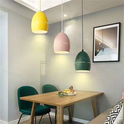 【100円～1000円OFFクーポン配布中】【送料無料】ペンダントライト LED 北欧 おしゃれ マカロン 円形 円柱形 キッチン リビング レストラン インテリア ダイニング テーブル 洋室 和風笠 天井照明器具 ダクトレール 引掛シーリング用 工事不要 簡単設置 アジャスター付 電球