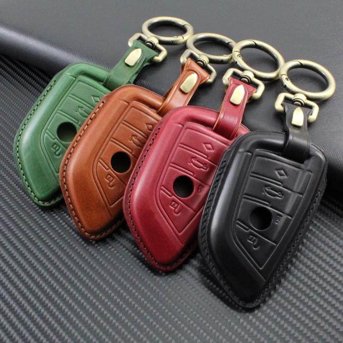 【100円〜1000円OFFクーポン配布中】【送料無料】BMW 本革 レザー キーケース カラビナ付き 全4色 F45 F46 G20 G30 G11 G12 ...
