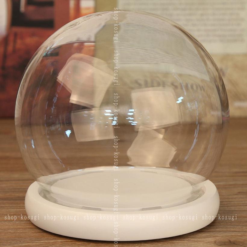500円OFFクーポン 透明ドームケース 永生花 ディスプレイ ホビー収納 工芸品 化粧...