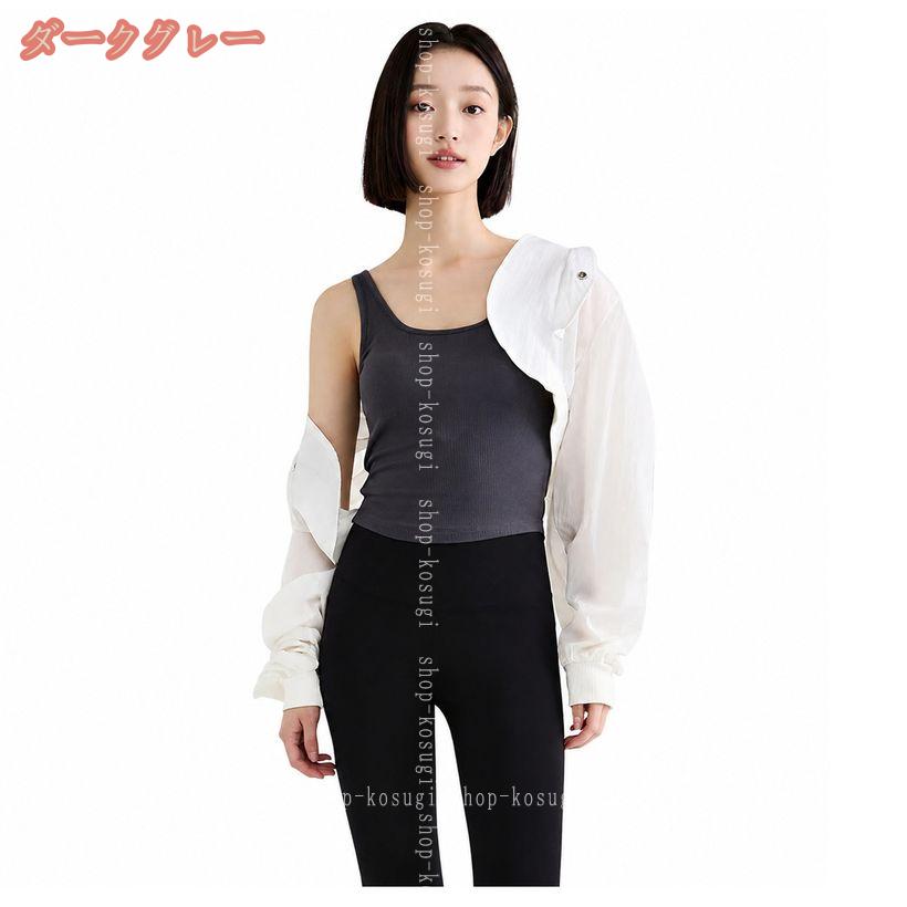 500円OFFクーポン タンクトップ レディース カップ付き ブラトップ 着痩せ 脇肉カ...