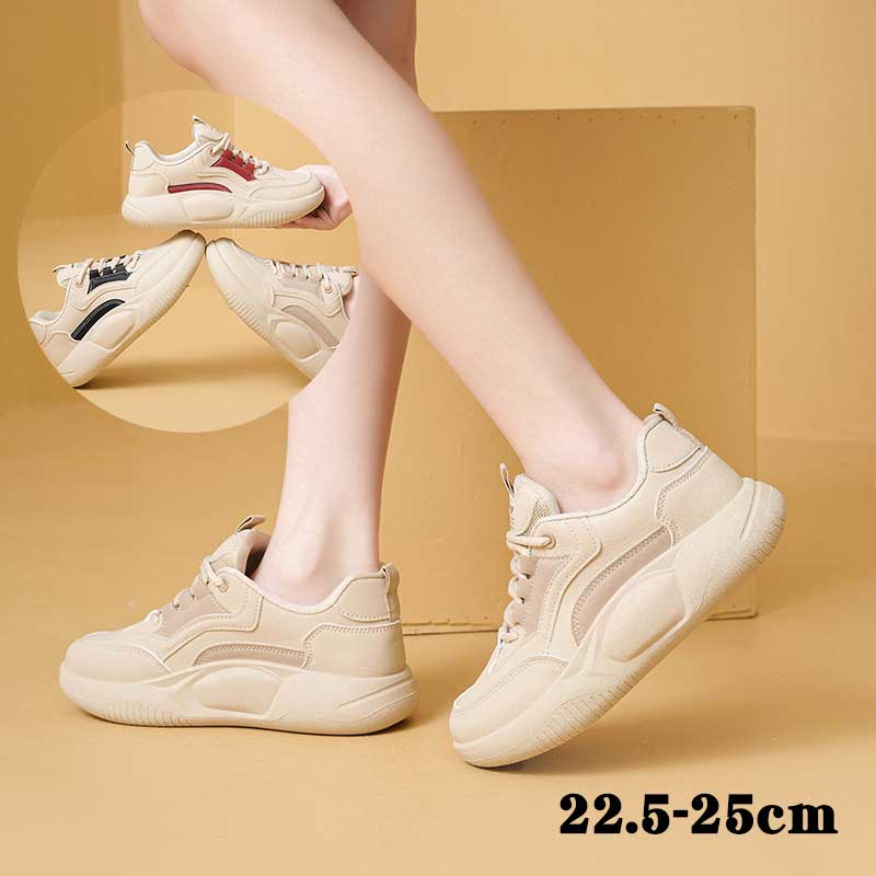 スニーカー レディース 厚底スニーカー 厚底 スニーカー ダッドスニーカー レディース スポーツ シューズ ランニングシューズ ウォーキングシューズ 運動靴 通気性 カジュアルシューズ 軽量 身長アップ 通勤 通学 厚底 幅広 婦人靴 22.5～25cm
