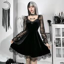 ハロウィン ゴシック風 ドレス レディース コスチューム ゴスロリ 仮装 ドレス ゴシック クリスマス コスプレ セクシー 大人 仮装 女性 変装 怖い ワンピ...