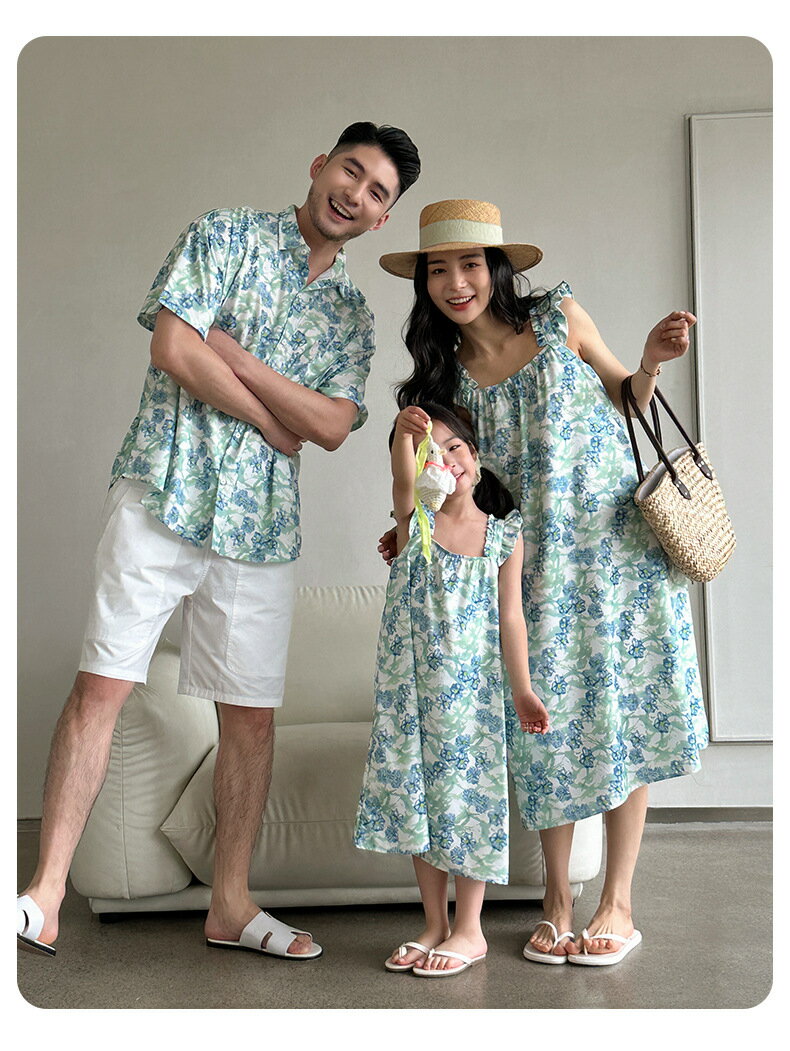 親子コーデ シャツ 親子 ペアルック 親子ペア アロハシャツ 花柄 ワンピース ママ パパ 女の子 男の子 リンクコーデ メンズ レディース キッズ ゆったり ハワイ 旅行 家族お揃い 夏服 リゾート 家族 ビーチウエア 兄弟 姉妹 家族 プレゼント ペア カップル 兄弟 姉妹