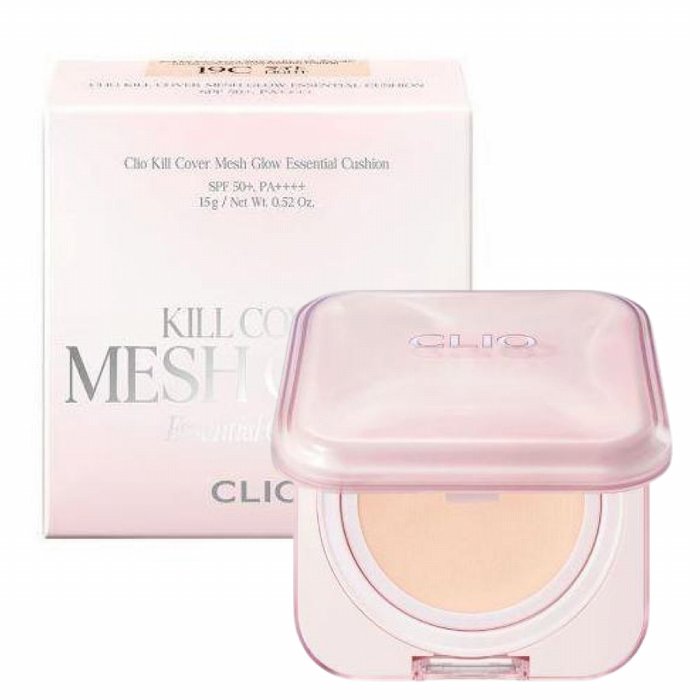 送料無料 国内発送 クリオクッションファンデ 韓国コスメ ファンデーション 【CLIO】 クリオ キル カバー メッシュ グロウ エッセンシャル クッション S...