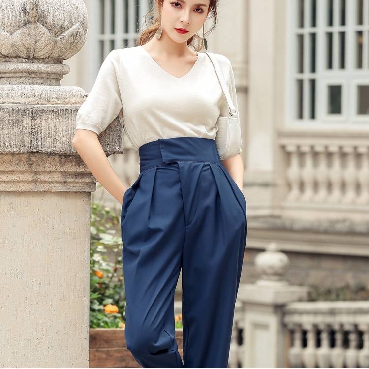 パンツ クロップド丈 ストレート ハイウエスト シンプル L1649 楽天市場】ハイウエストクロップドパンツの通販