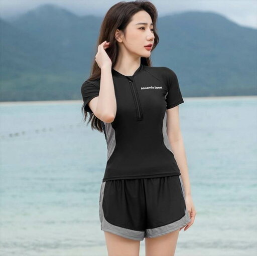 水着 スイムウェア レディース ラッシュガード フィットネス 体型カバー ショートパンツ 短パン Tシャツ セパレート 半袖 ツーピース 上下2点セット シンプル おしゃれ スタイリッシュ モダン かっこいい マニッシュ 送料無料 グレー ピンク 青 M L XL 2XL 3XL 4XL 5XL 水着 スイムウェア レディース ラッシュガード フィットネス 体型カバー ショートパンツ 短パン Tシャツ セパレート 半袖 ツーピース 上下2点セット シンプル おしゃれ スタイリッシュ モダン かっこいい マニッシュ 送料無料 グレー ピンク 青 M L XL 2XL 3XL 4XL 5XL