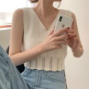 トップス ニットソー レディース タンクトップ ショート丈 こなれ感 刺繍 白 袖なし Vネック 襟なし ニット サマーニット かわいい 大人可愛い きれいめ シンプル カジュアル 大人 上品 おしゃれ お洒落 大人可愛い 大人女子 無地 夏 2021 20代 30代 女性用 ママ 女の子