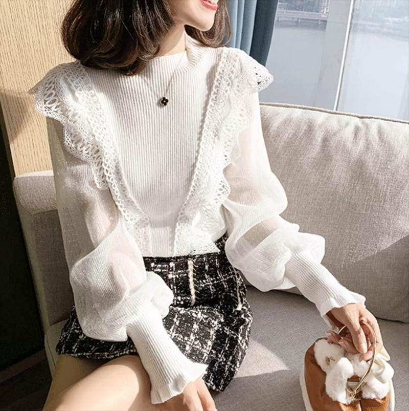 トップスシャツブラウスレディース長...