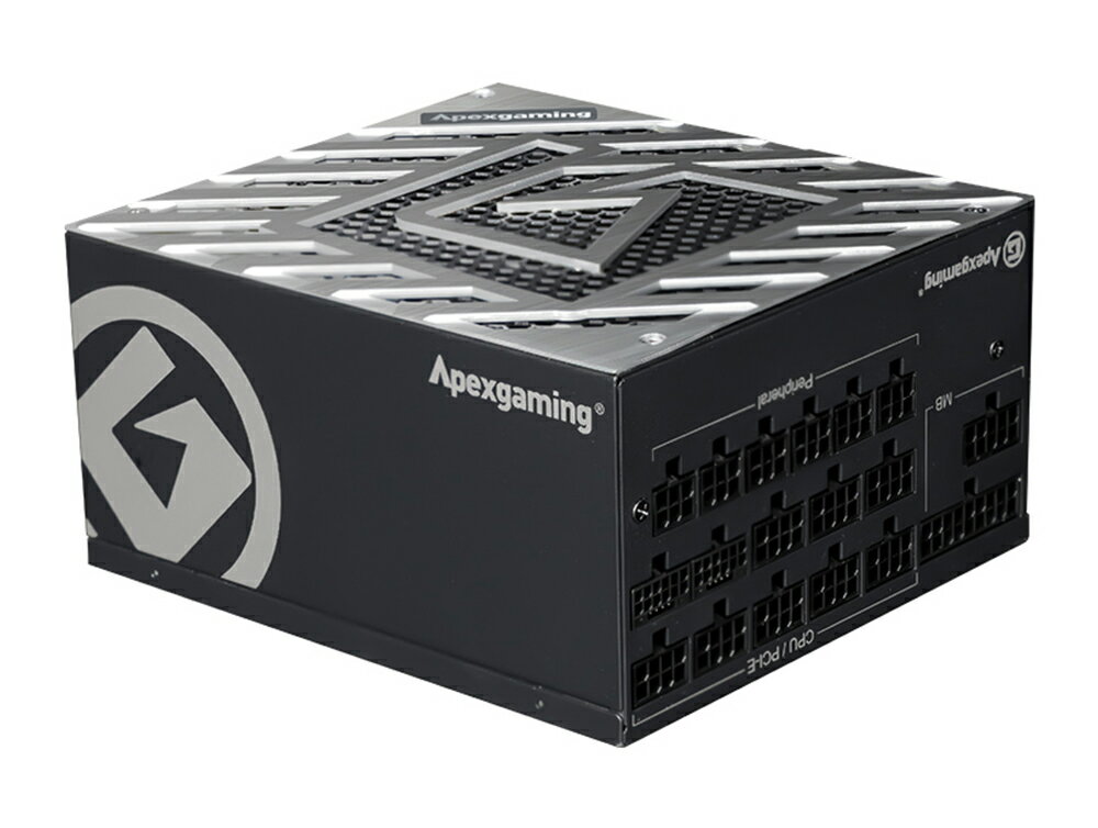 Apexgaming ODINシリーズ 80 PLUS Platinum認証 1650W フルプラグインATX電源 12年保証 PSU ODIN STP-1650M-JP PSEケーブル (1650W)