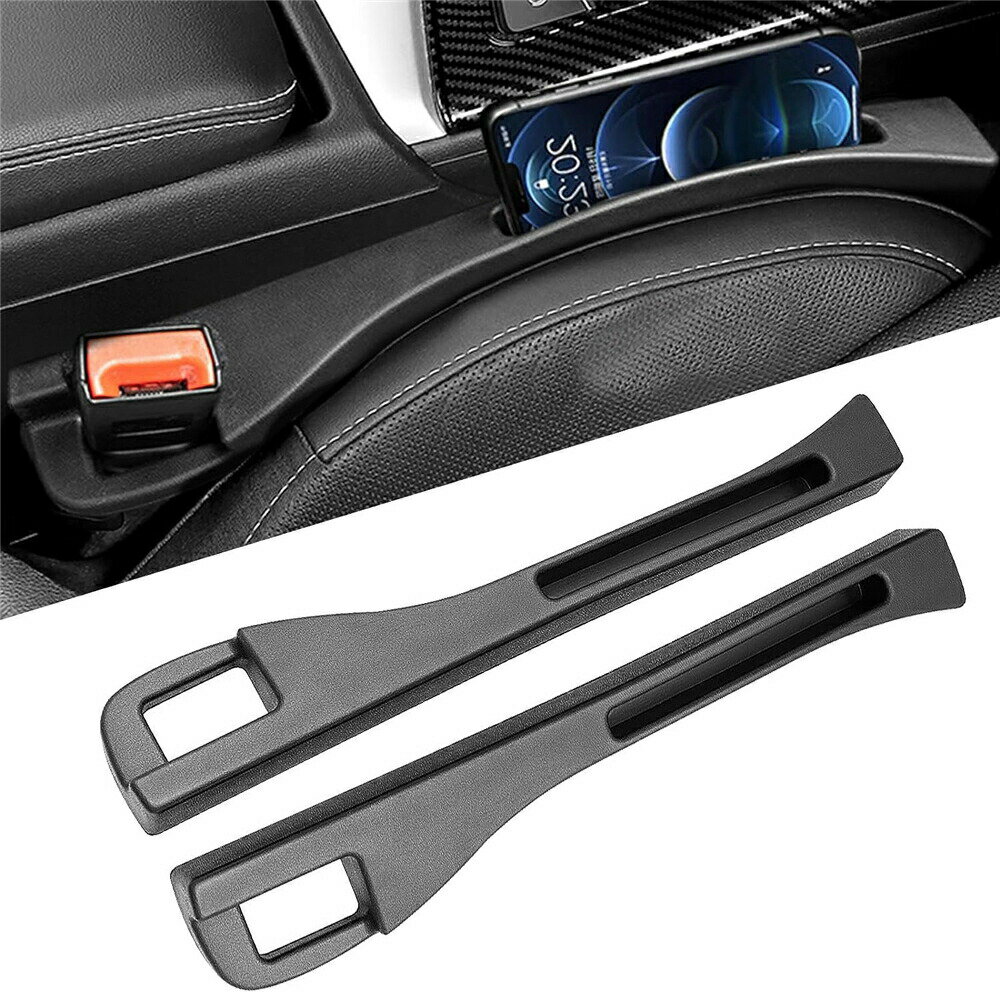 車 隙間クッション 2in1車用 隙間埋め シートコンソール 2個セット 小物落下防止 センターコンソール隙間埋め シートパッド シートサイドクッション 幅広い互換性の車用シート隙間埋めクッション シート パッド スペーサー 収納スペース 助手席 幅広い車種に対応