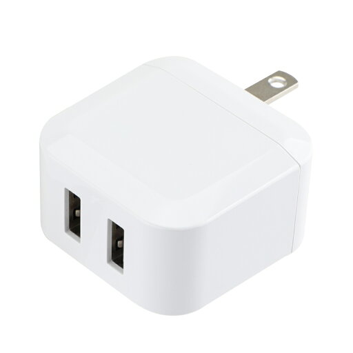 USB充電器 USB コンセント 合計12W (5V/2.4A) 2ポート USB-A コンパクト 折りたたみ式プラグiPhone15/Androidなど各種対応 USB充電器 USB コンセント 合計12W (5V/2.4A) 2ポート USB-A コンパクト 折りたたみ式プラグiPhone15/Androidなど各種対応
