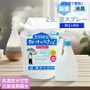 高濃度安定型次亜塩素酸水 空間除菌 Dr.けっぺきくん 約1ヶ月分 2.5L + 空スプレー 詰め替え 次亜塩素酸水 国内自社工場生産 送料無料