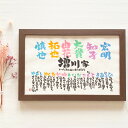 書家 石田あい Marshaのお名前詩 Lサイズ 5人以上タイプ 1人〜オプションで最大8人まで可能 ネームポエム 【送料無料】1人 2人 3人 4人 5人 6...