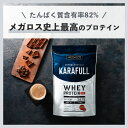 ホエイプロテイン WPI製法 1.2kg たんぱく質25.2g チョコレート風味 ホエイプロテインPRO 高含有率 国内製造 スポーツクラブ サプリメント KARAFULL