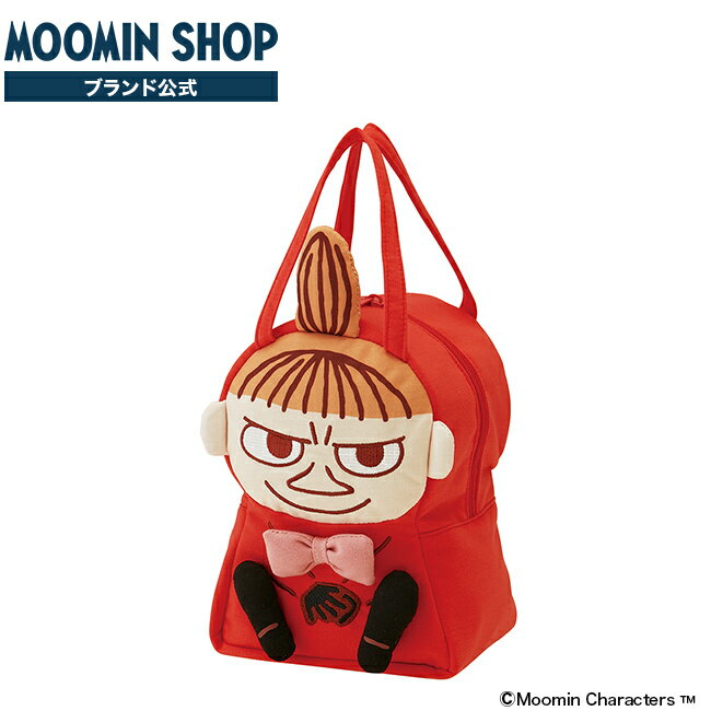 楽天MOOMIN SHOP 楽天市場店スエット素材ダイカットバッグ リトルミイ KNBD1_378645 ランチバッグ キッズ マグポーチ お弁当かばん ミニトート かわいい おしゃれ ミニバッグ キャラクター ダイカットポーチ ぬいぐるみ 女性 レディース