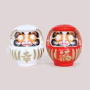 【送料無料】長寿(還暦・喜寿・米寿など)お祝いの贈り物に!高崎だるま・達磨・ダルマ 紅白だるま1.5号(赤白)箱なし