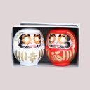 【送料無料】長寿(還暦・喜寿・米寿など)お祝いの贈り物に!高崎だるま・達磨・ダルマ 紅白だるま1.5号(赤白)箱あり