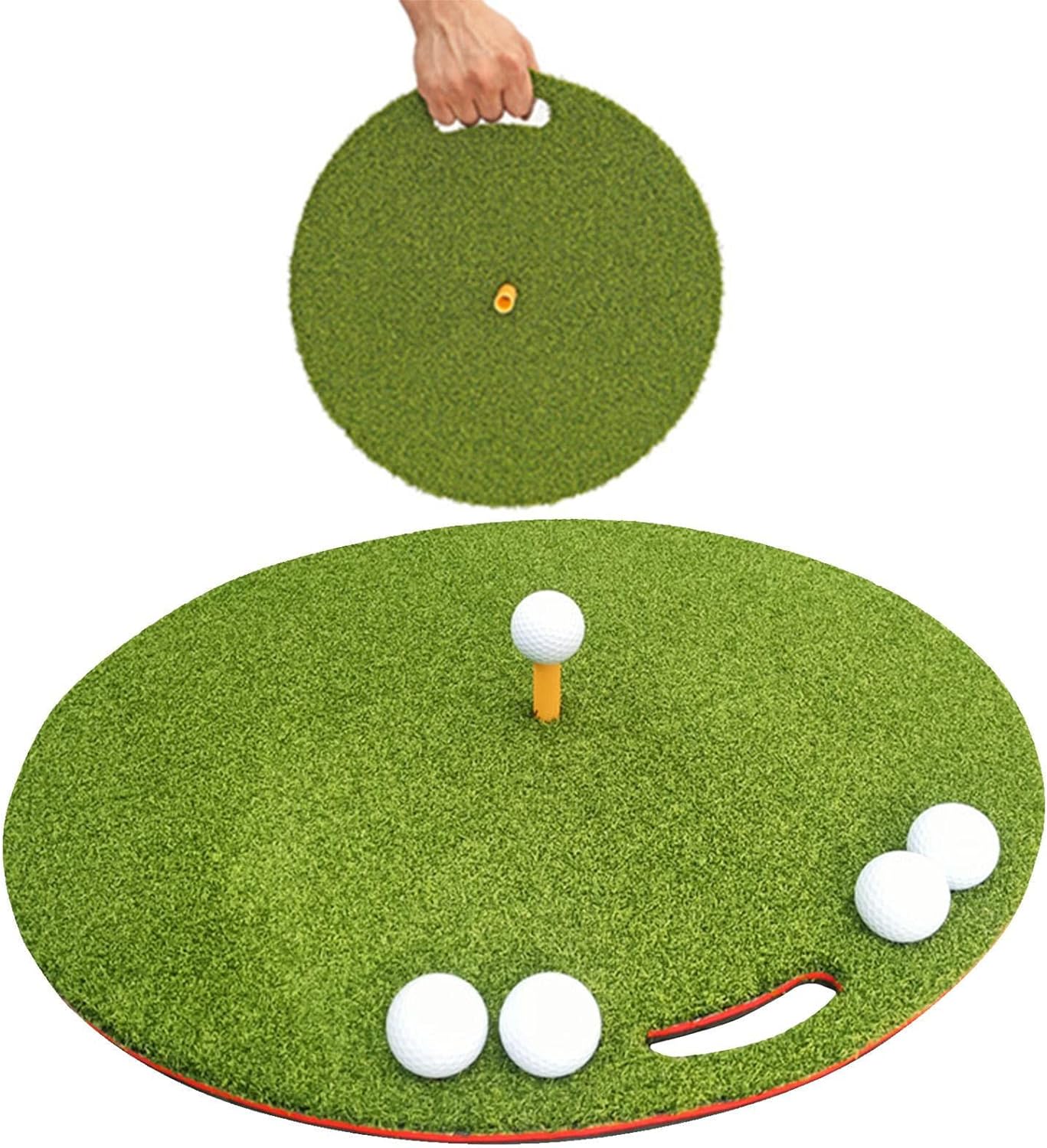 ゴルフ ヒッティング マット,人工芝ゴルフ ヒッティング マット | 屋内/屋外練習用ゴルフトレーニングマット、多機能スイング、チップ練習パッド