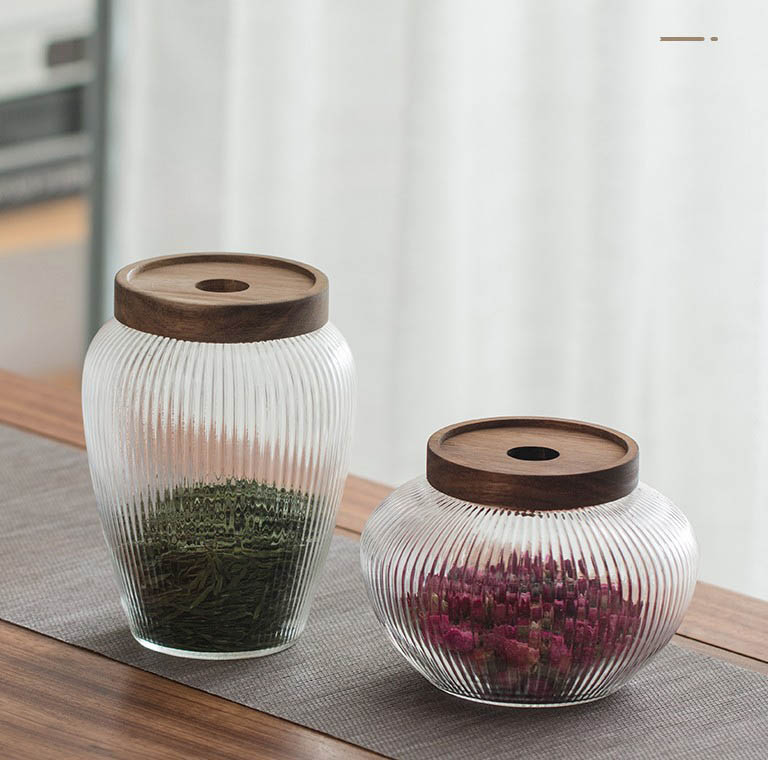 【ポイント 5倍UP !】ガラスキャニスター おしゃれ 珈琲キャニスター1000ml/1100ml 耐熱ガラス コーヒー豆 保存容器 ガラス 密封ビン 茶筒 茶入 お菓子 茶葉 調味料入れ 香料 漬物器 漬物保存容器 防湿保存 Glass Canister