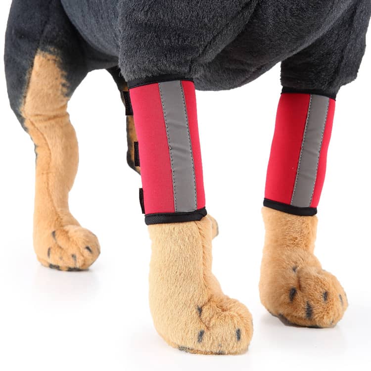 【ポイント 5倍UP !】(二点入り)膝パッド 犬 脚ガード 脚 ペット プロテクター 手術傷害保護カバー 2309