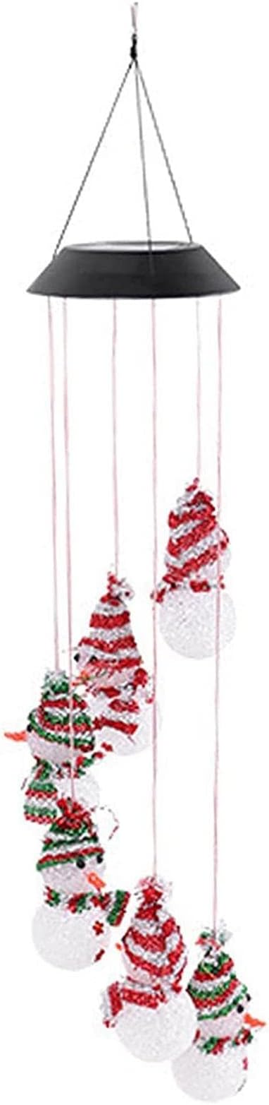 ♪[クリスマスの雰囲気を作りましょう] とても素敵でシックでスタイリッシュなアウトドア ウィンド チャイム ソーラーライトは、かわいい漫画の雪だるまの外観に起因する陽気なクリスマスの雰囲気を作り出すのに最適です。 ♪[絶妙な装飾ライト] クリスマス ソーラー ウィンド チャイム ライトは、家の装飾要件を満たし、7 色の変更可能な色を含む、人々の注目を簡単に引き付けます。 ♪[品質に優れた素材] 非常に耐久性があり、落下に強く、耐熱性があり、長持ちするクリスマス ライトアップ ウィンド チャイムは、高品質の PE と ABS 素材で作られており、完璧なユーザー エクスペリエンスを提供します。 ♪[美しいプレゼント] ご自宅のどの部屋にも飾るのに最適なクリスマス ハンギング ソーラー ウィンド チャイムは、家族や友人へのホリデー ギフトに最適で、クリスマス、新年、パーティーで驚かせます。 ♪[幅広い用途] リビングルーム、ベッドルーム、オフィス、ポーチ、バルコニーに吊るすのに最適なホームウィンドチャイムライトは、ご自宅を暖かくお祝いの雰囲気で満たし、幅広い用途に使用できます。