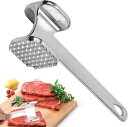 肉たたき 肉筋切り 両面ミートハンマー 肉叩き ステーキハンマー ステーキ 肉ハンマー 打撃用 キッチン ツール キッチン用品 便利ツール 料理 両面で使える ...