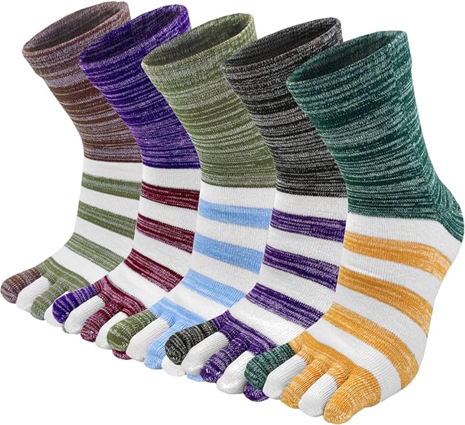 靴下 メンズ 五本指ソックス 吸汗 抗菌 消臭 綿 通気性 男性作業用 スポーツ 登山 紳士用 くつした メンズ 水虫対策 5足セット