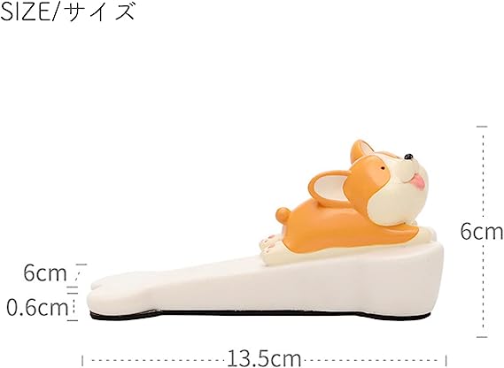 ドアストッパー 動物 かわいい アニマル ゴム 引き戸 強力 室内 玄関 扉 [3]