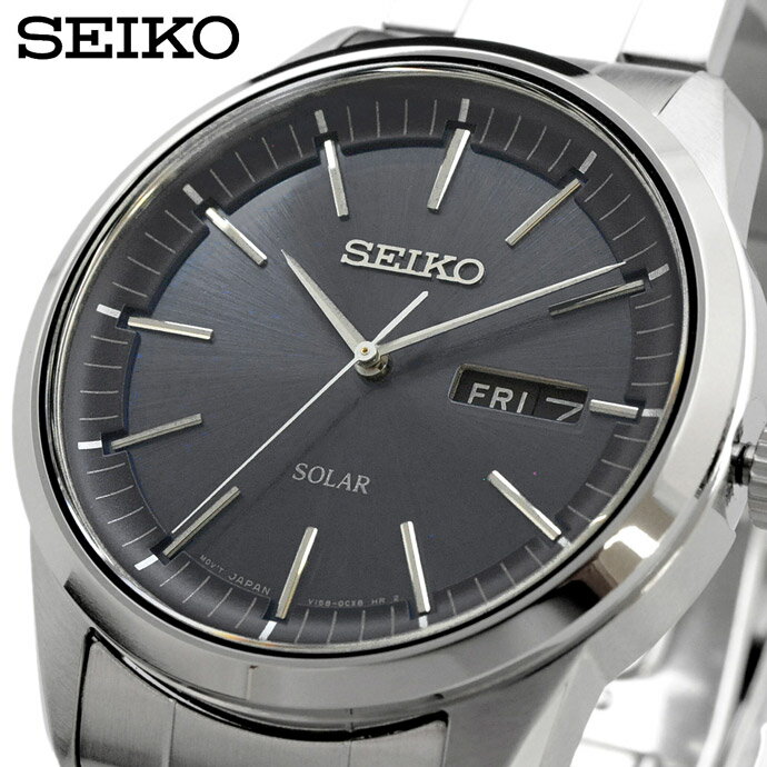 SEIKO 腕時計 セイコー 時計 人気 ウォッチ ソーラー 10気圧防水 シンプル ビジネス カジュアル メンズ SNE527P1 海外モデル [並行輸入品]