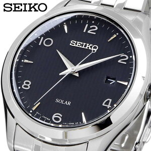 SEIKO 腕時計 セイコー 時計 人気 ウォッチ ソーラー 10気圧防水 シンプル ビジネス カジュアル メンズ SNE489P1 海外モデル [並行輸入品]