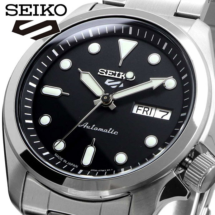 【お買い物マラソン期間限定!! 店内ポイント最大60倍!!】 SEIKO 腕時計 セイコー 時計 ウォッチ 【日本製 Made in Japan】 セイコーファイブ 5スポーツ 流通限定モデル ソリッドボーイ Solid Boy Sports Style 自動巻き メンズ SRPE55 海外モデル [並行輸入品]