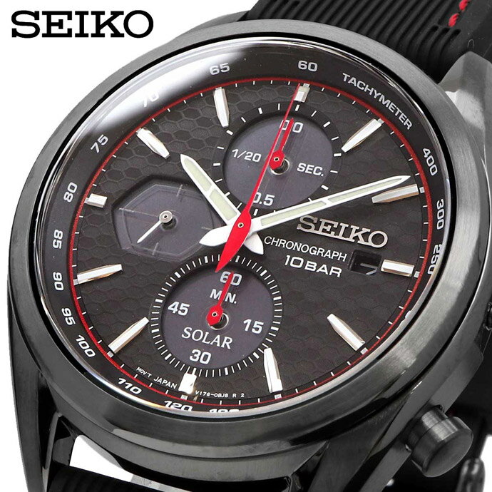 腕時計 ウォッチ 時計 あす楽 SEIKO セイコー 海外モデル Macchina Sportiva マッキナ・スポルティーバ ソーラー クロノグラフ タキメーター 100M メンズ SSC777P1 [並行輸入品]