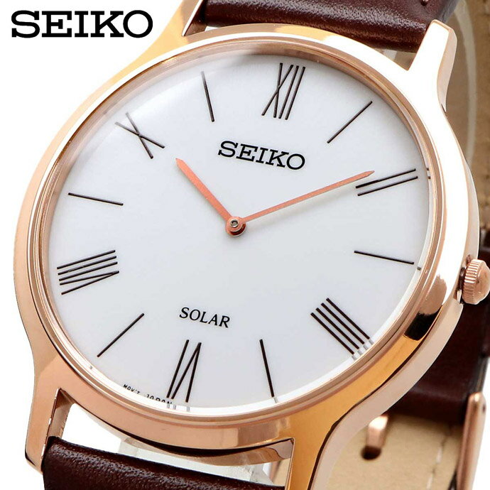 SEIKO 腕時計 セイコー 時計 人気 ウォッチ ソーラークォーツ ビジネス カジュアル メンズ SUP854P1 海外モデル [並行輸入品]