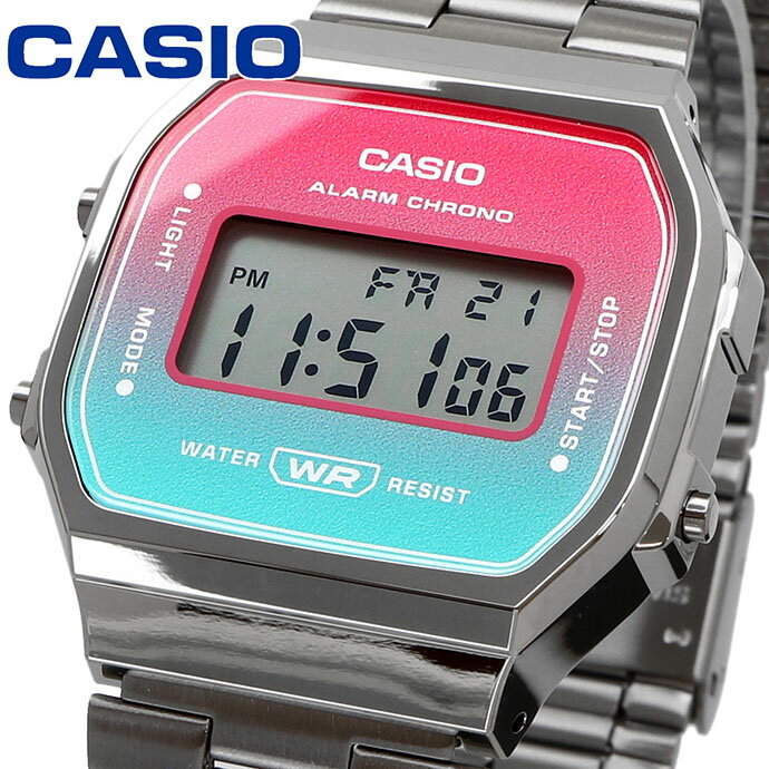 ڥѡSALE!! ŹݥȺ60!! CASIO ӻ   å ץ ץ ǥ  ǥ å A168WERB-2A [¹͢]