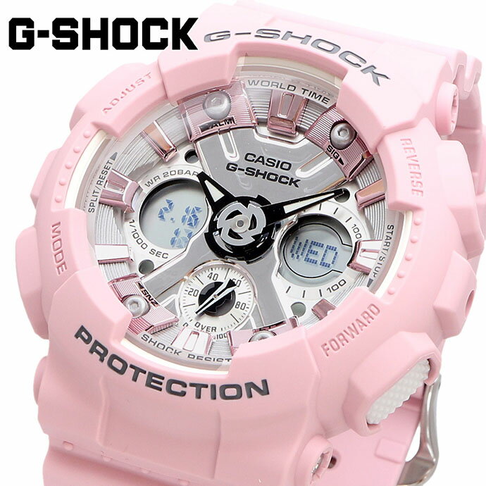 カシオ G-SHOCK 腕時計（レディース） G-SHOCK 腕時計 ジーショック 時計 ウォッチ CASIO カシオ Sシリーズ アナログ デジタル ピンク メンズ レディース GMA-S120NP-4A [並行輸入品]