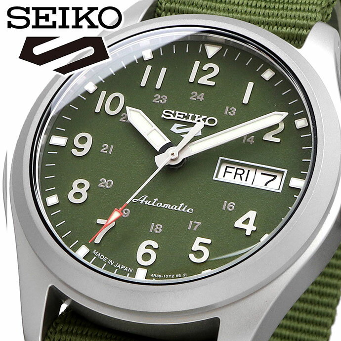 【お買い物マラソン期間限定!! 店内ポイント最大60倍!!】 SEIKO 腕時計 セイコー 時計 ウォッチ 【日本製 Made in Japan】 セイコーファイブ 5スポーツ スポーツスタイル 流通限定モデル 自動巻き メカニカル メンズ SRPG33 [並行輸入品]