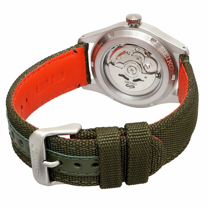 SEIKO 腕時計 セイコー 時計 ウォッチ セイコーファイブ 5スポーツ Field Street Style 流通限定モデル 自動巻き グリーン×オレンジ メンズ SRPH29K1 [並行輸入品]