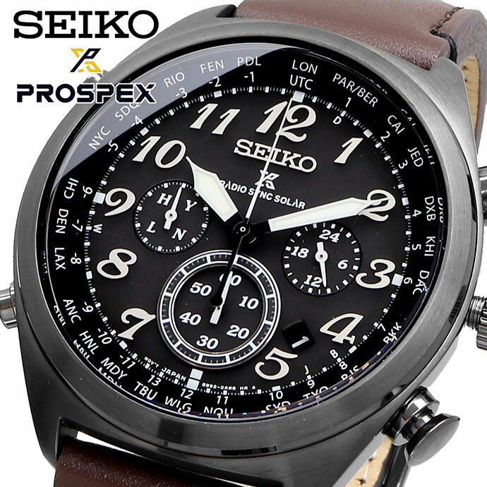 SEIKO 腕時計 セイコー 時計 人気 ウォッチ PROSPEX プロスペックス ソーラー 電波 クロノグラフ メンズ SSG015P1 海外モデル [並行輸入品]