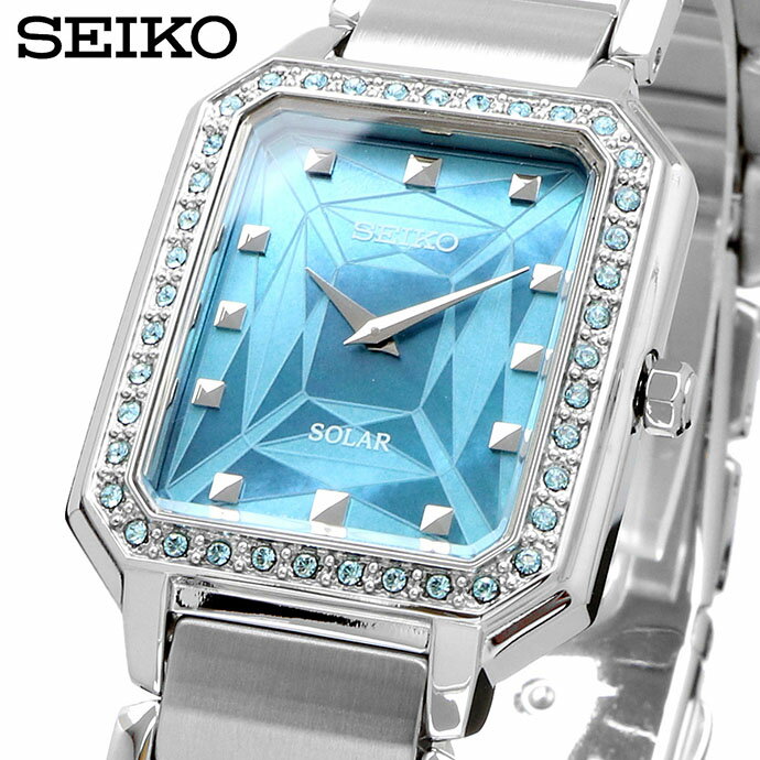 SEIKO 腕時計 セイコー 時計 人気 ウォッチ ソーラークォーツ シンプル ビジネス フォーマル レディース SUP451P1 海外モデル [並行輸入品]