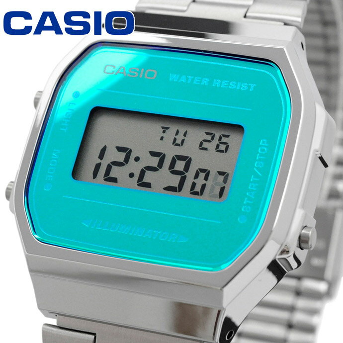 【18日は市場の日!! 店内ポイントUP中!!】 CASIO 腕時計 カシオ 時計 ウォッチ チープカシオ チプカシ デジタル メンズ レディース キッズ A168WEM-2 [並行輸入品]