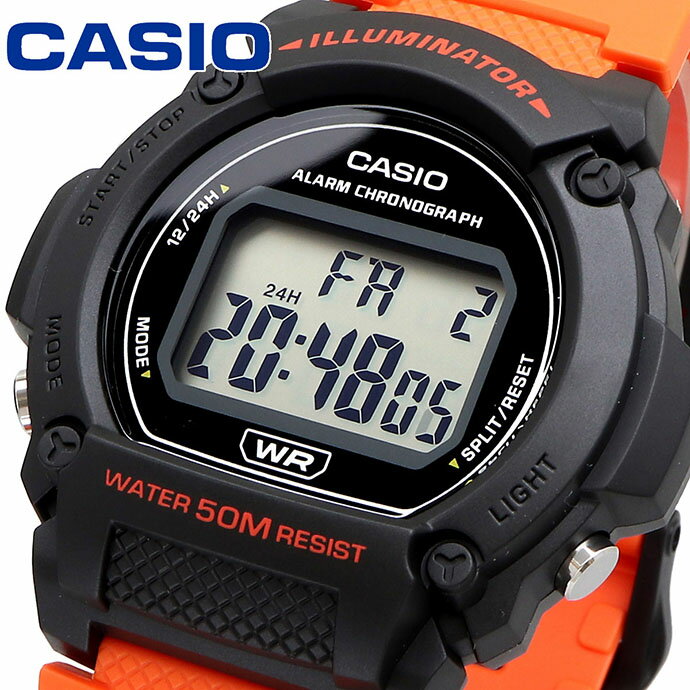 CASIO 腕時計 カシオ 時計 ウォッチ チープカシオ チプカシ デジタル メンズ W-219H-4AV 