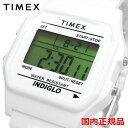 タイメックス 腕時計（メンズ） 【5/1(水)ワンダフルデー開催中!! 店内ポイントUP中!!】 TIMEX 腕時計 タイメックス 時計 ウォッチ TW2V20100 クラシック・タイル コレクション クラシックデジタル ホワイト 【国内正規品】