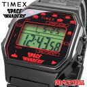 タイメックス 腕時計（メンズ） TIMEX 腕時計 タイメックス 時計 ウォッチ TW2V30200 TIMEX 80 Space Invaders スペースインベーダーコラボ ブラック 【国内正規品】