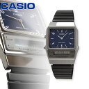 CASIO 腕時計 カシオ スタンダード 時計 ウォッチ チープカシオ チプカシ アナデジ クオーツ AQ-800EB-2A ユニセックス ネイビー 海外モデル...