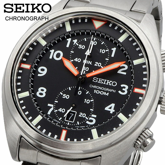 【お買い物マラソン期間限定!! 店内ポイント最大60倍!!】 SEIKO 腕時計 セイコー 時計 ウォッチ クロノグラフ 100M ビジネス カジュアル メンズ SNN235P1 海外モデル [並行輸入品]