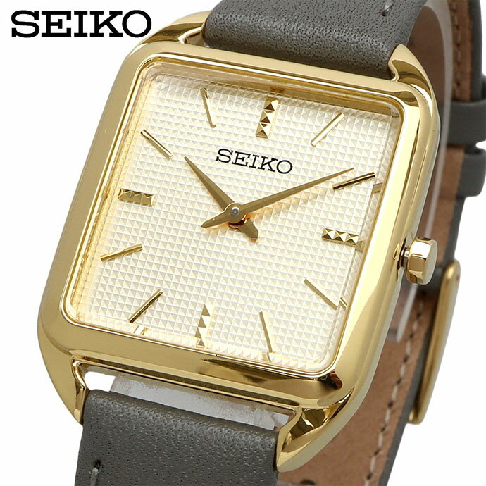 SEIKO 腕時計 セイコー 時計 ウォッチ Classic クォーツ ビジネス カジュアル スクエア レディース SWR090P1 海外モデル [並行輸入品]