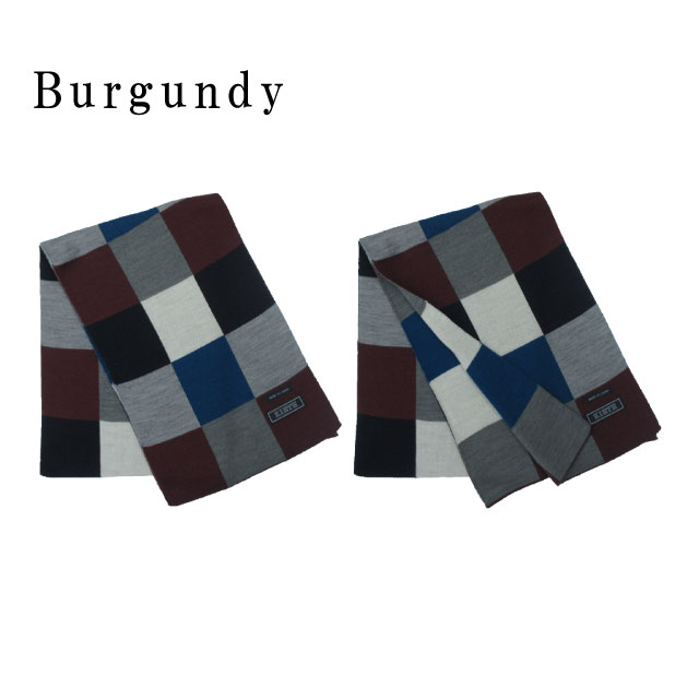 【ブロックチェックマフラー】KIETH キース 〔ビジネス 通学 プレゼント ブロックチェック マフラー maidinjapan 日本製〕KEM2097 無料ラッピング 送料無料