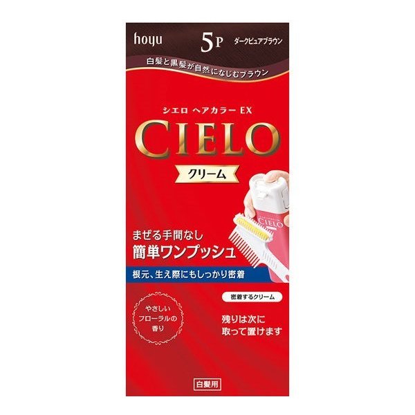 シエロヘアカラーEXクリーム5P　ホーユ－　白髪用のサムネイル