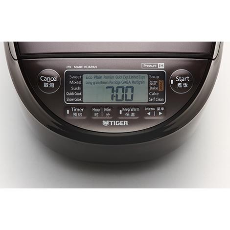 海外向け炊飯器TIGER 220～230V仕様 タイガーJPK-W10 5.5カップ 圧力IH 土鍋蓄熱コ...